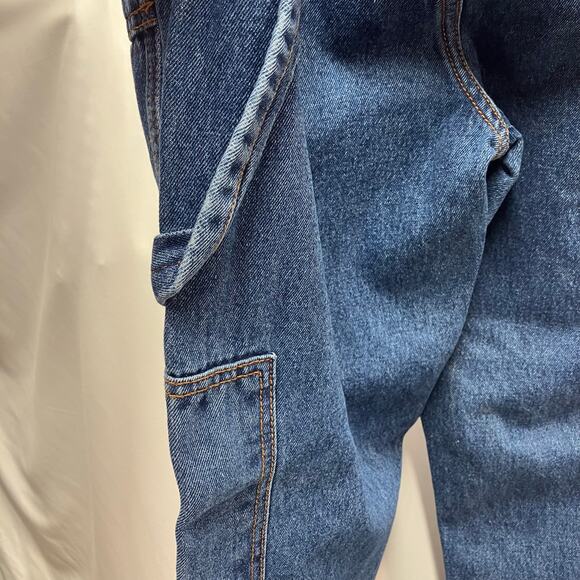 Monkey Ride‎ High Rise Carpenter Jeans Womens 11 Cargo Mom Origional Vintage - Picture 4 of 16